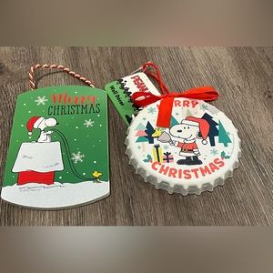 Super Cute Peanuts Snoopy Ornaments or Wall Decor- NWT